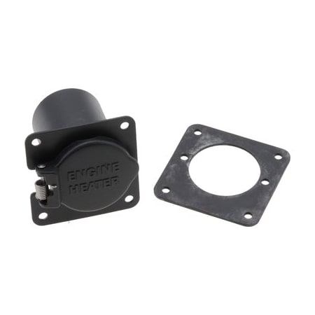 Zerostart Weatherproof Receptacle - Square, 4 Hole Flange Painted 3600088